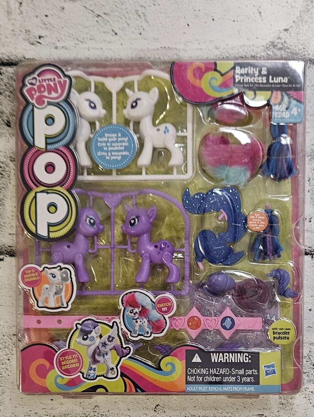 My Little Pony POP Rarity Princess Luna Set 2013 NIB Hasbro